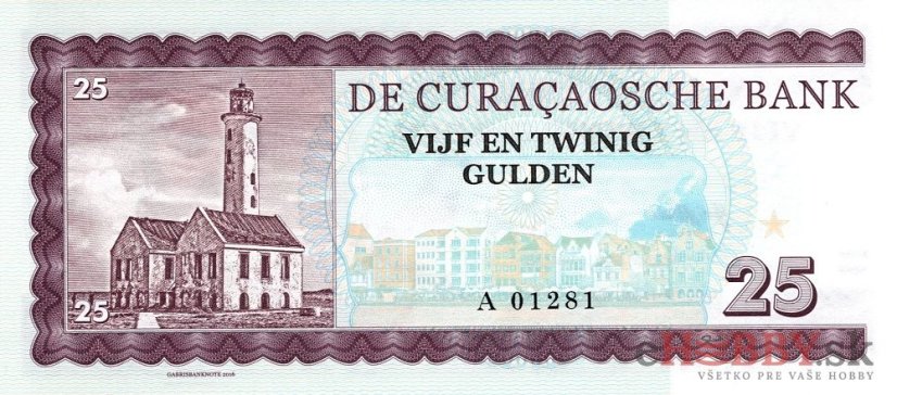25 Gulden de Curacaosche BANK