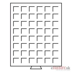 Mincový box MB s 48 štvorcovými otvormi 30 x 30 mm