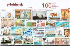 Balíček poštových známok 100ks - LODE