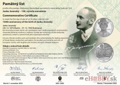 Pamätný list 10€/2024 Janko Jesenský