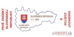 Známkový zošitok - Prvé známky SR - B