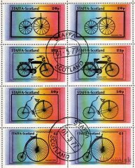 Historické bicykle - STAFFA Škótsko 1977