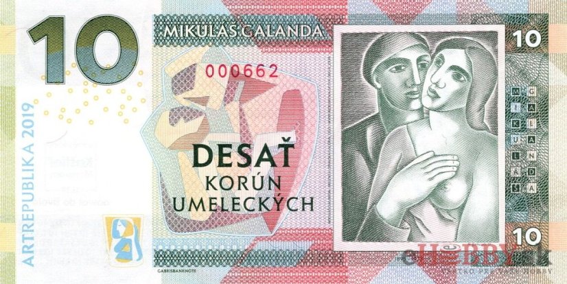 10 Korún 2019 Mikuláš Galanda