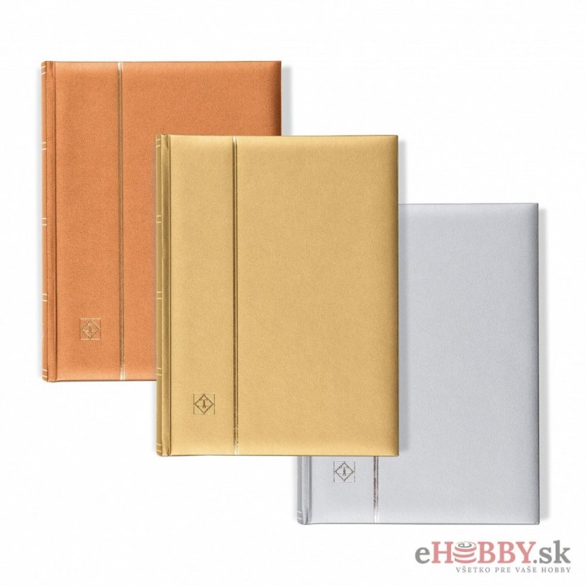 Album na poštové známky COMFORT S64 „METALLIC-EDITION“ - Farba: Zlatá