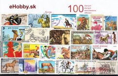Balíček poštových známok 100ks - KONE