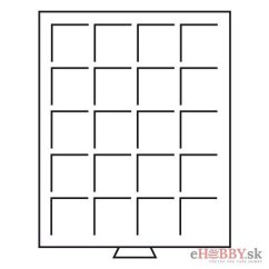 Mincový box MB s 20 štvorcovými otvormi 48 x 48 mm