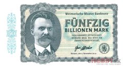 50 Billionen Mark 2019 Friedrich Nietzsche