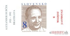 Známkový zošitok - Alexander Dubček - B