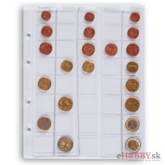 Listy na Euro-mince OPTIMA M40