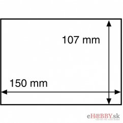 Ochranná fólia na pohľadnicu 150x107 mm