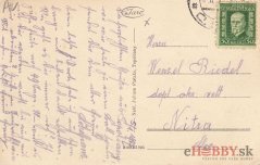 Pohľadnica Topoľčany 1925 - Štefánikovo námestie