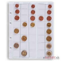 Listy na Euro-mince OPTIMA M40