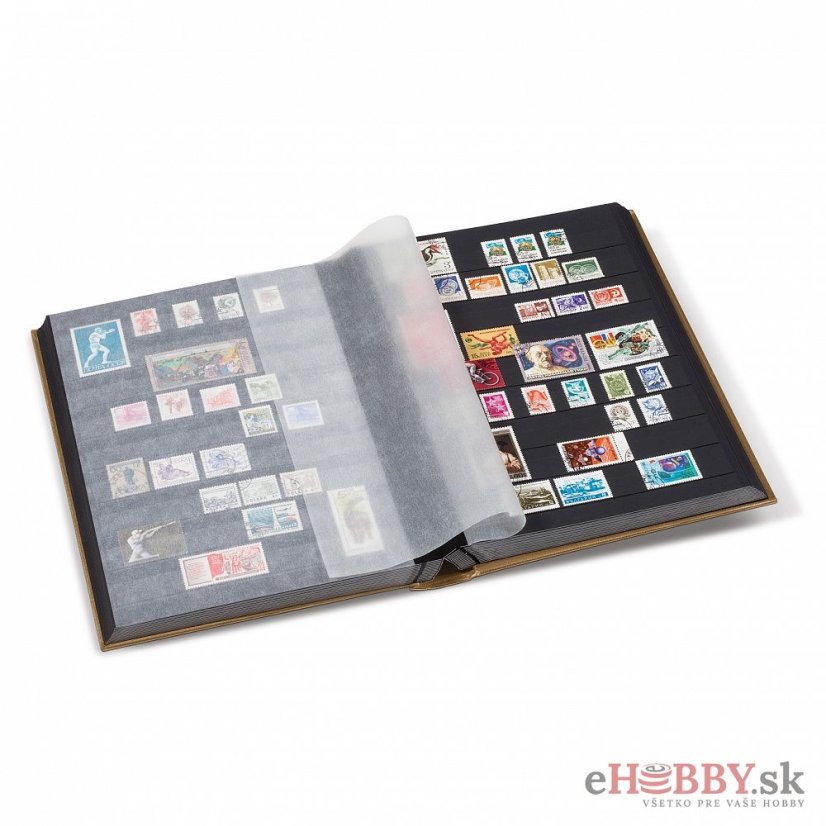 Album na poštové známky COMFORT S64 „METALLIC-EDITION“ - Farba: Zlatá