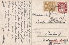 Pohľadnica Levice 1922