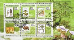 Huby na známkach - Guinea
