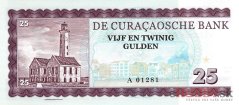 25 Gulden de Curacaosche BANK