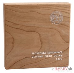 Sada mincí SR 2026 - "XXV. ZOH Milano - Cortina d'Ampezzo" PROOF v drevenej kazete