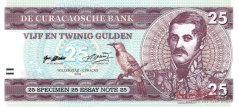 25 Gulden de Curacaosche BANK