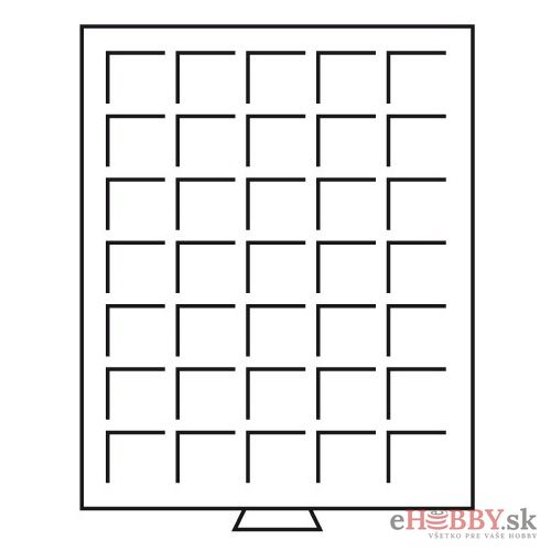 Mincový box MB s 35 štvorcovými otvormi 35 x 35 mm
