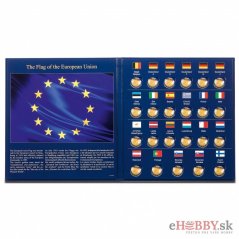 Album na 2 euromince Presso "30 rokov EU vlajky"