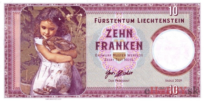10 Franken 2019 Liechtenstein