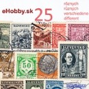 Námetové balíčky poštových známok (25 ks): Tematické sady bez duplikátov