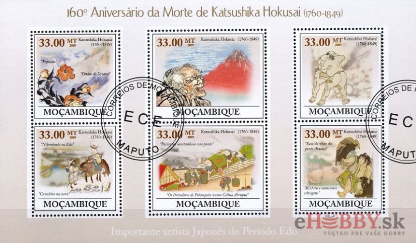 Katsushika Hokusai - Mozambik