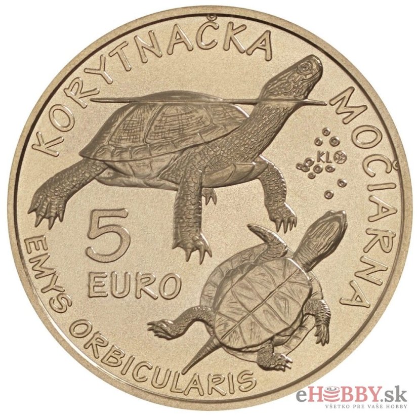 5 EURO Slovensko 2026 - Korytnačka močiarna