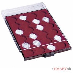 Mincový box MB na mince v kapsliach 35 x 26 mm