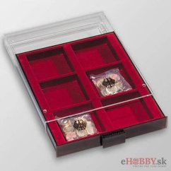 Mincový box MB XL s 6 štvorcovými otvormi 86 x 86 mm