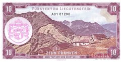 10 Franken 2019 Liechtenstein