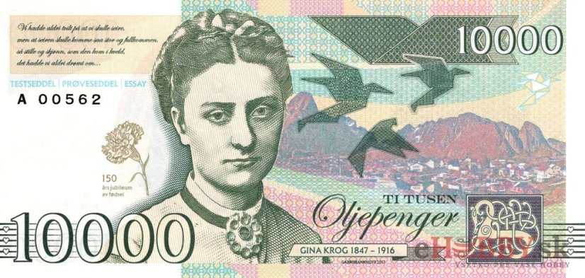 10000 Oljepenger - Nórsko