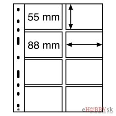 Náhradné listy na telefónne karty OPTIMA