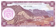 10 Franken 2019 Liechtenstein