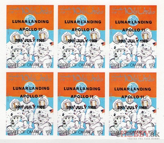 Lunárne pristátie APOLLO 11 - Oman 1b