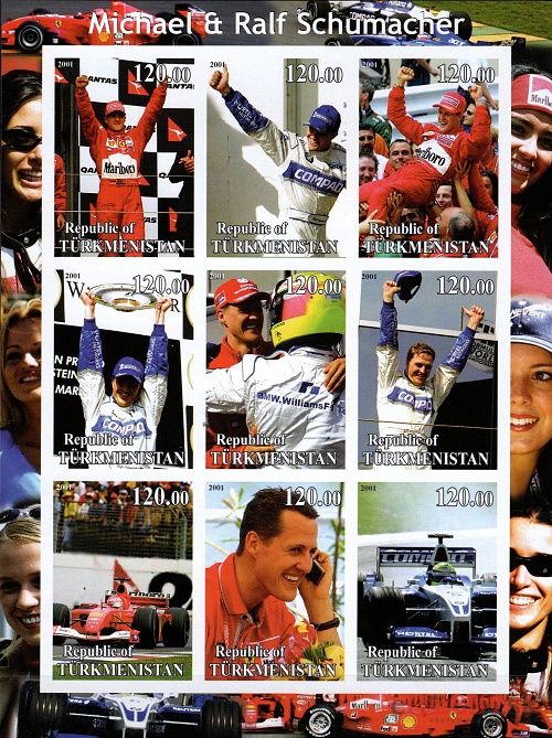 Michael a Ralf Schumacher - Turkmenistan