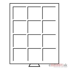 Mincový box MB s 12 štvorcovými otvormi 64 x 64 mm