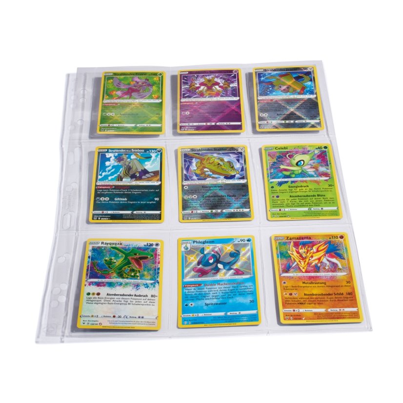 Zakladacie listy Leuchtturm TCG Sheets Grande Pro na zberateľské karty (5 ks)